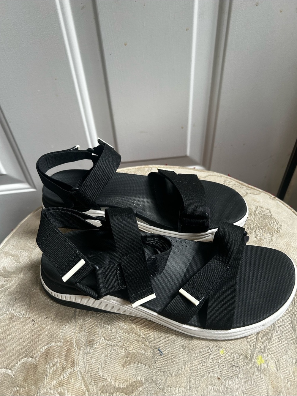 Dansko Black Strappy Sport Sandals